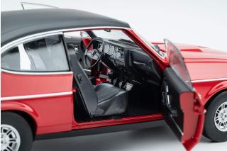 Ford Capri II Ghia 3.0 (1974 - 1977)  - spanisch red with vinyl top black Touring Modelcars 1:18 Metallmodell  - Türen, Motorhaube und Kofferraum zu öffnen!